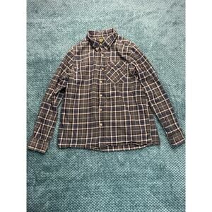 Browning Mens Flannel Button Up Shirt Long Sleeve Large
